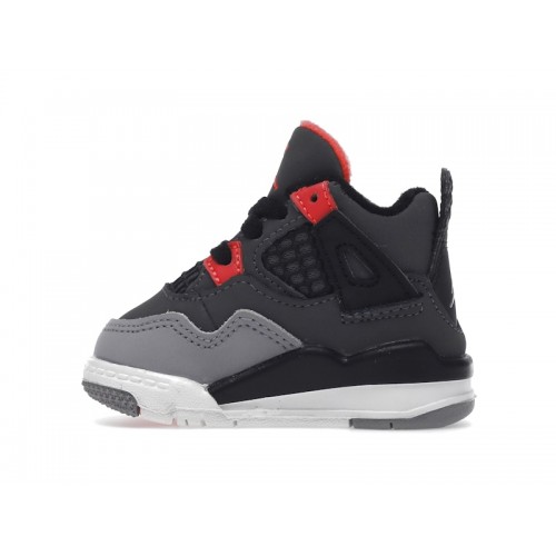 Кроссы Jordan 4 Retro Infrared (TD) - детская сетка размеров