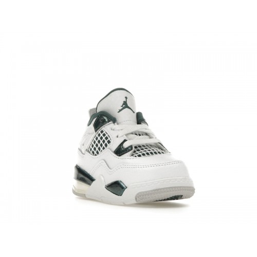 Кроссы Jordan 4 Retro Oxidized Green (TD) - детская сетка размеров