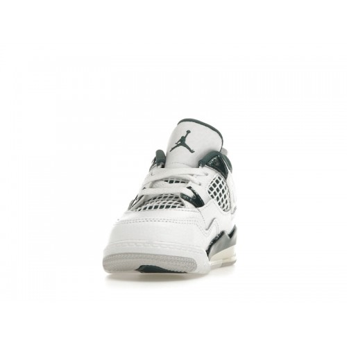 Кроссы Jordan 4 Retro Oxidized Green (TD) - детская сетка размеров