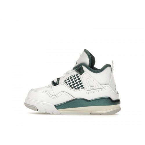 Кроссы Jordan 4 Retro Oxidized Green (TD) - детская сетка размеров