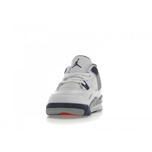 Кроссы Jordan 4 Retro Midnight Navy (TD) - детская сетка размеров