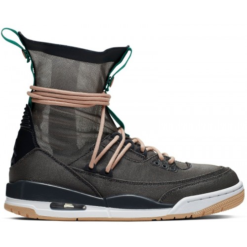 Wmns Air Jordan 3 RTR Explorer Lite XX Anthracite Green - женская сетка размеров