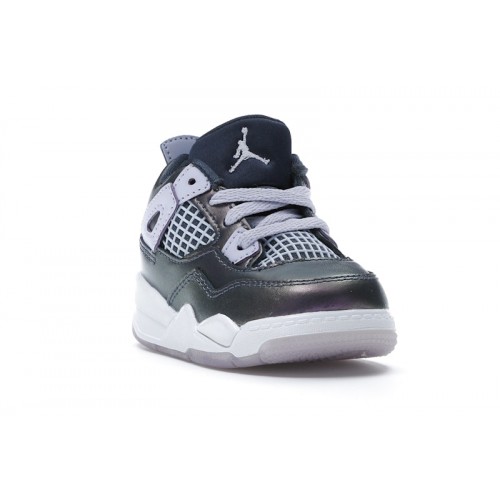 Кроссы Jordan 4 Retro Monsoon Blue (TD) - детская сетка размеров