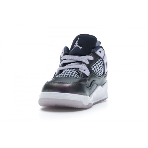 Кроссы Jordan 4 Retro Monsoon Blue (TD) - детская сетка размеров