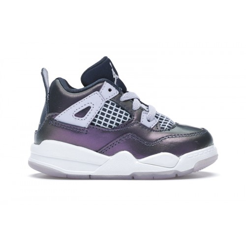 Кроссы Jordan 4 Retro Monsoon Blue (TD) - детская сетка размеров