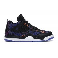 Детские кроссовки Jordan 4 Retro Black Rush Violet (PS)