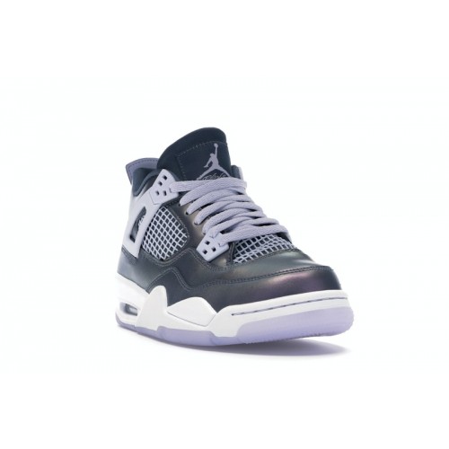 Кроссы Jordan 4 Retro Monsoon Blue (GS) - подростковая сетка размеров