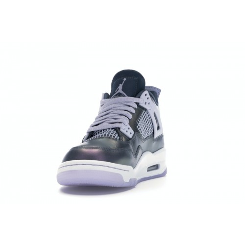 Кроссы Jordan 4 Retro Monsoon Blue (GS) - подростковая сетка размеров