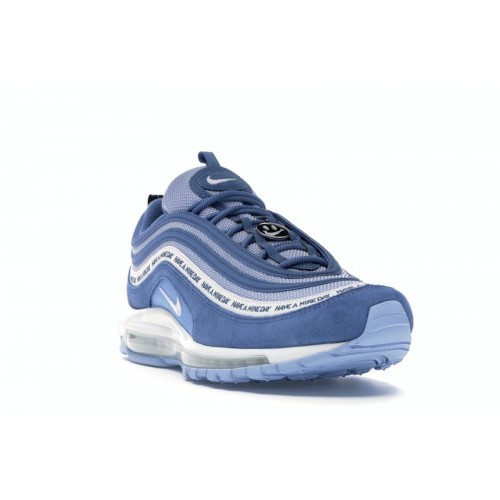 Кроссы Nike Air Max 97 Have a Nike Day Indigo Storm - мужская сетка размеров