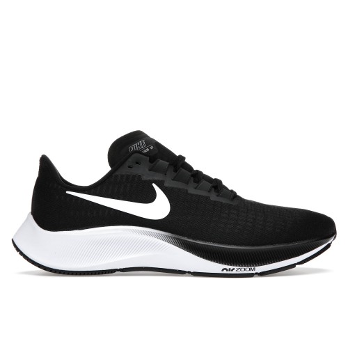 Кроссы Nike Air Zoom Pegasus 37 Black White - мужская сетка размеров