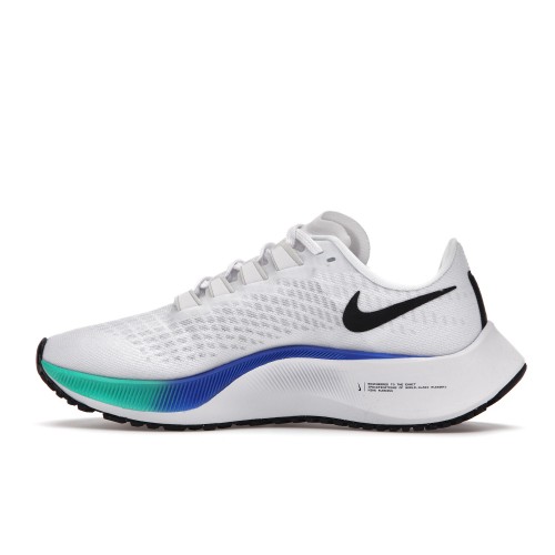 Кроссы Nike Air Zoom Pegasus 37 White Multi-Color (W) - женская сетка размеров