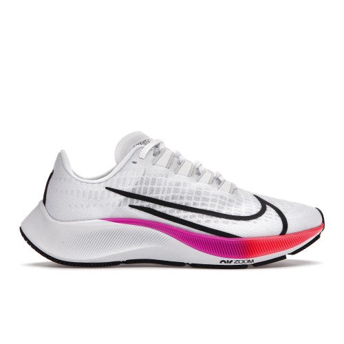 Кроссы Nike Air Zoom Pegasus 37 White Multi-Color (W) - женская сетка размеров