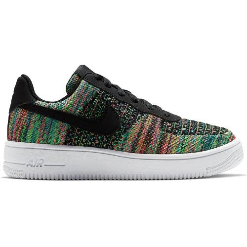 Кроссы Nike Air Force 1 Flyknit 2.0 Multi-Color (GS) - подростковая сетка размеров