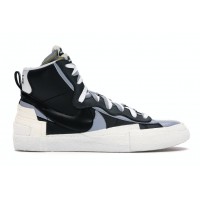Кроссовки Nike Blazer Mid sacai Black Grey