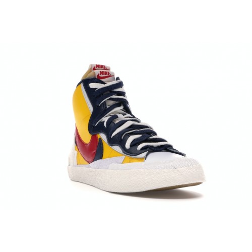 Кроссы Nike Blazer Mid sacai Snow Beach - мужская сетка размеров