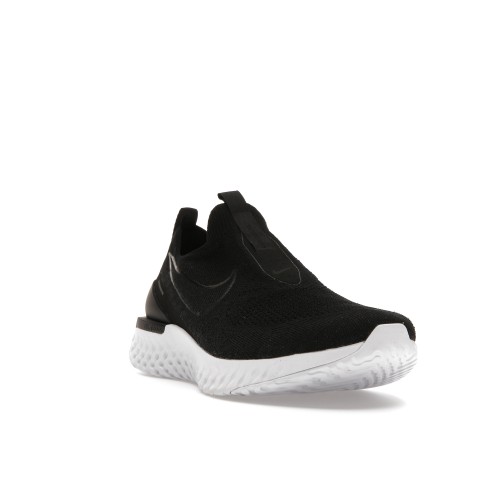 Кроссы Nike Epic Phantom React Flyknit Black White - мужская сетка размеров