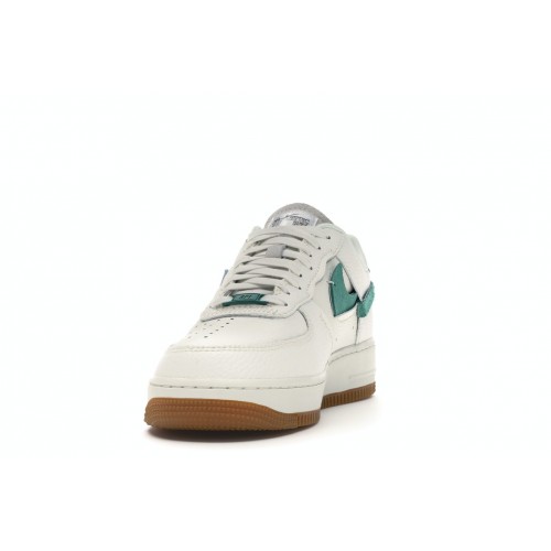Кроссы Nike Air Force 1 Vandalized Sail Mystic Green (W) - женская сетка размеров