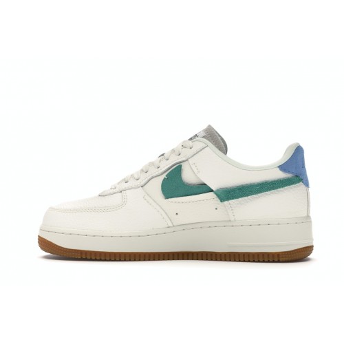 Кроссы Nike Air Force 1 Vandalized Sail Mystic Green (W) - женская сетка размеров