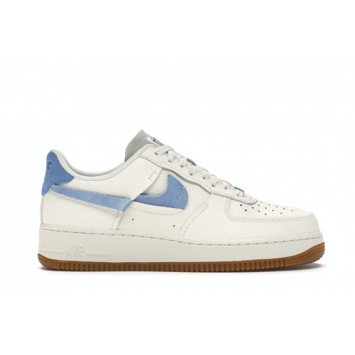 Кроссы Nike Air Force 1 Vandalized Sail Mystic Green (W) - женская сетка размеров