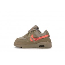 Малышам Nike Air Max 90 Off-White Desert Ore (TD)