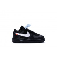 Кроссовки для малыша Nike Air Force 1 Low Off-White Black White (TD)
