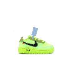 Кроссовки для малыша Nike Air Force 1 Low Off-White Volt (TD)