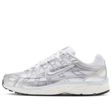 Женские Nike P-6000 White Blue Tint Sail Metallic Silver (W)