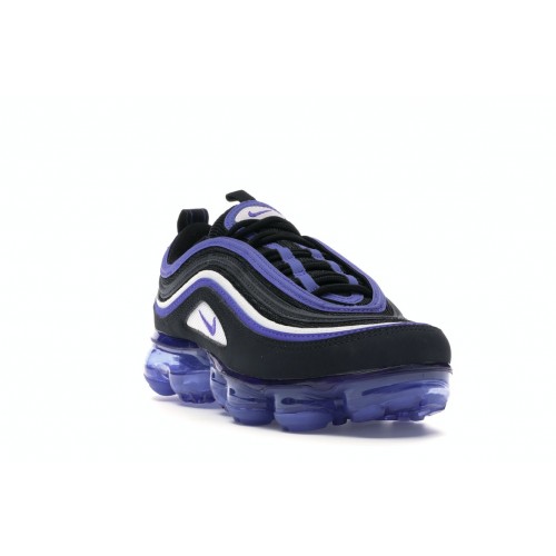 Кроссы Nike Air VaporMax 97 Black Persian Violet (GS) - подростковая сетка размеров