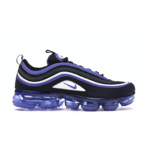 Кроссы Nike Air VaporMax 97 Black Persian Violet (GS) - подростковая сетка размеров