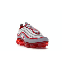 Подростковые кроссовки Nike Air VaporMax 97 Atmosphere Grey University Red (GS)