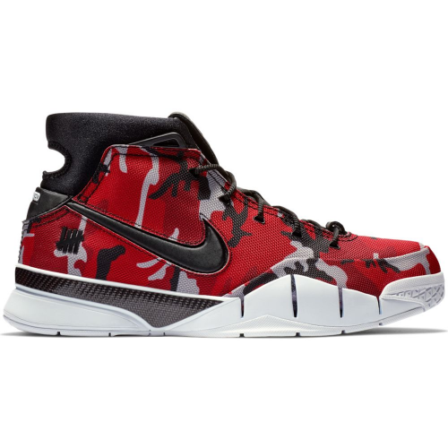 Кроссы Nike Kobe 1 Protro Undefeated Red Camo (Santa Monica) - мужская сетка размеров