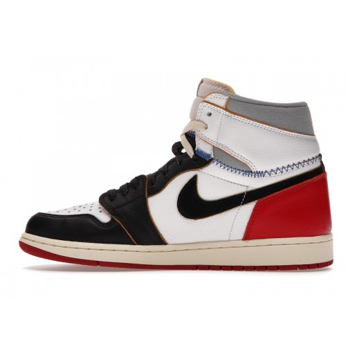 Кроссы Jordan 1 Retro High Union Los Angeles Black Toe - мужская сетка размеров