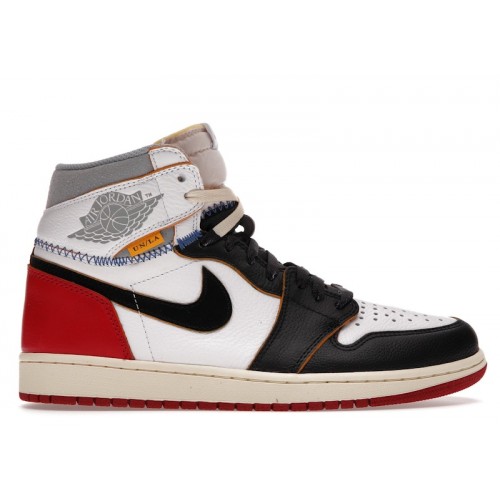 Кроссы Jordan 1 Retro High Union Los Angeles Black Toe - мужская сетка размеров