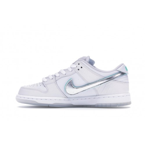 Кроссы Nike SB Dunk Low Diamond Supply Co. White Diamond - мужская сетка размеров