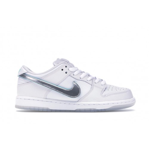 Кроссы Nike SB Dunk Low Diamond Supply Co. White Diamond - мужская сетка размеров