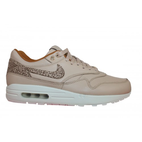 Кроссы Nike Air Max 1 Safari Vachetta Tan Sail (W) - женская сетка размеров