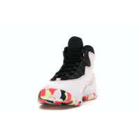 Подростковые кроссовки Jordan 10 Retro White Barely Volt Ember Glow (GS)