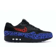 Женские кроссовки Nike Air Max 1 Black Leopard (W)