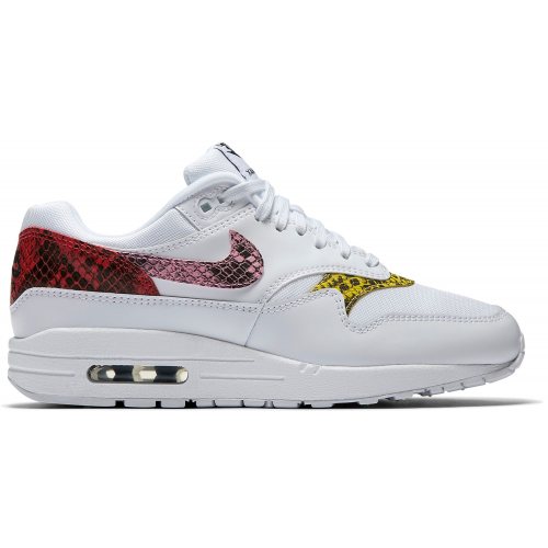 Кроссы Nike Air Max 1 Animal Pack White (W) - женская сетка размеров