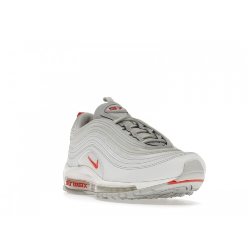 Кроссы Nike Air Max 97 Pure Platinum Team Orange - мужская сетка размеров