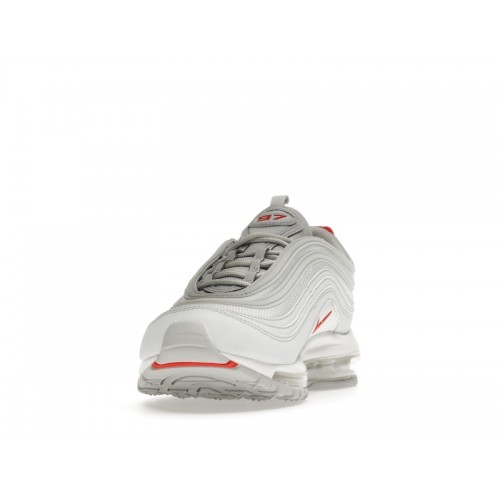 Кроссы Nike Air Max 97 Pure Platinum Team Orange - мужская сетка размеров