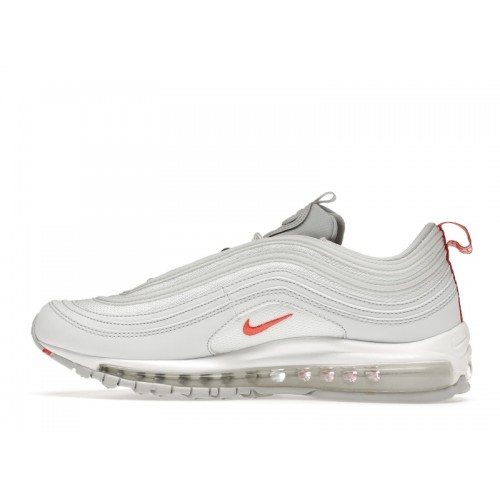 Кроссы Nike Air Max 97 Pure Platinum Team Orange - мужская сетка размеров