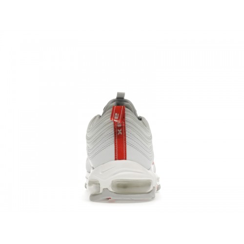 Кроссы Nike Air Max 97 Pure Platinum Team Orange - мужская сетка размеров