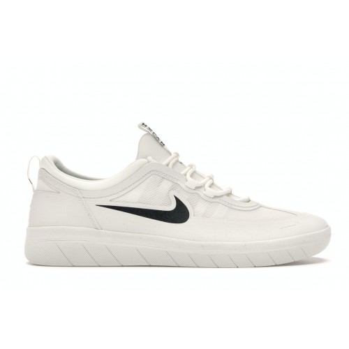 Кроссы Nike SB Nyjah Free 2 Summit White Black - мужская сетка размеров
