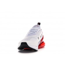 Nike Air Max 270 White Black University Red