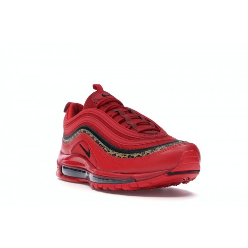 Кроссы Nike Air Max 97 Leopard Pack Red (W) - женская сетка размеров