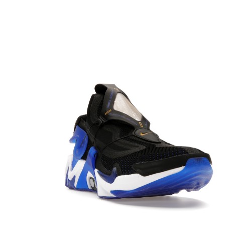 Кроссы Nike Adapt Huarache Black Racer Blue (US Charger) - мужская сетка размеров