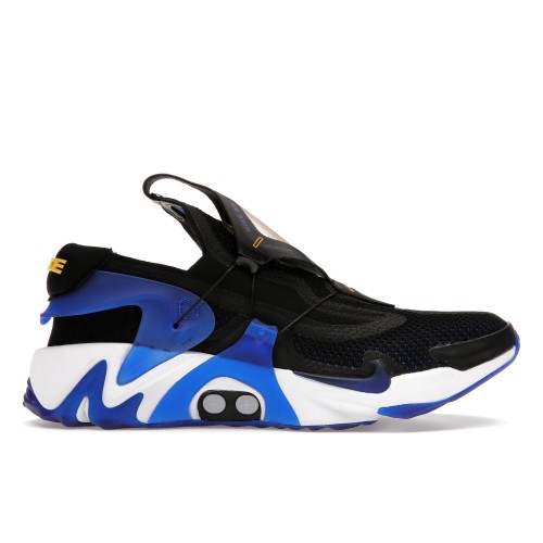 Кроссы Nike Adapt Huarache Black Racer Blue (US Charger) - мужская сетка размеров