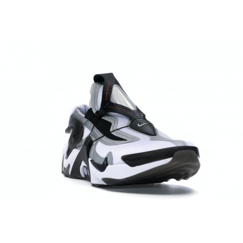 Кроссы Nike Adapt Huarache White Black - мужская сетка размеров