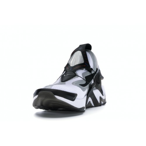 Кроссы Nike Adapt Huarache White Black - мужская сетка размеров